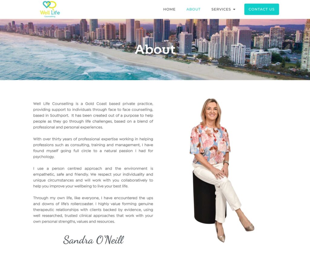 Case Study - Health - Well Life Counselling - About