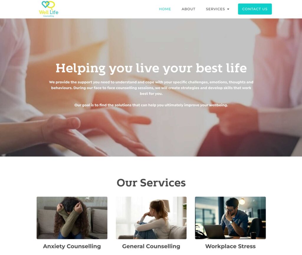 Case Study - Health - Well Life Counselling - Home